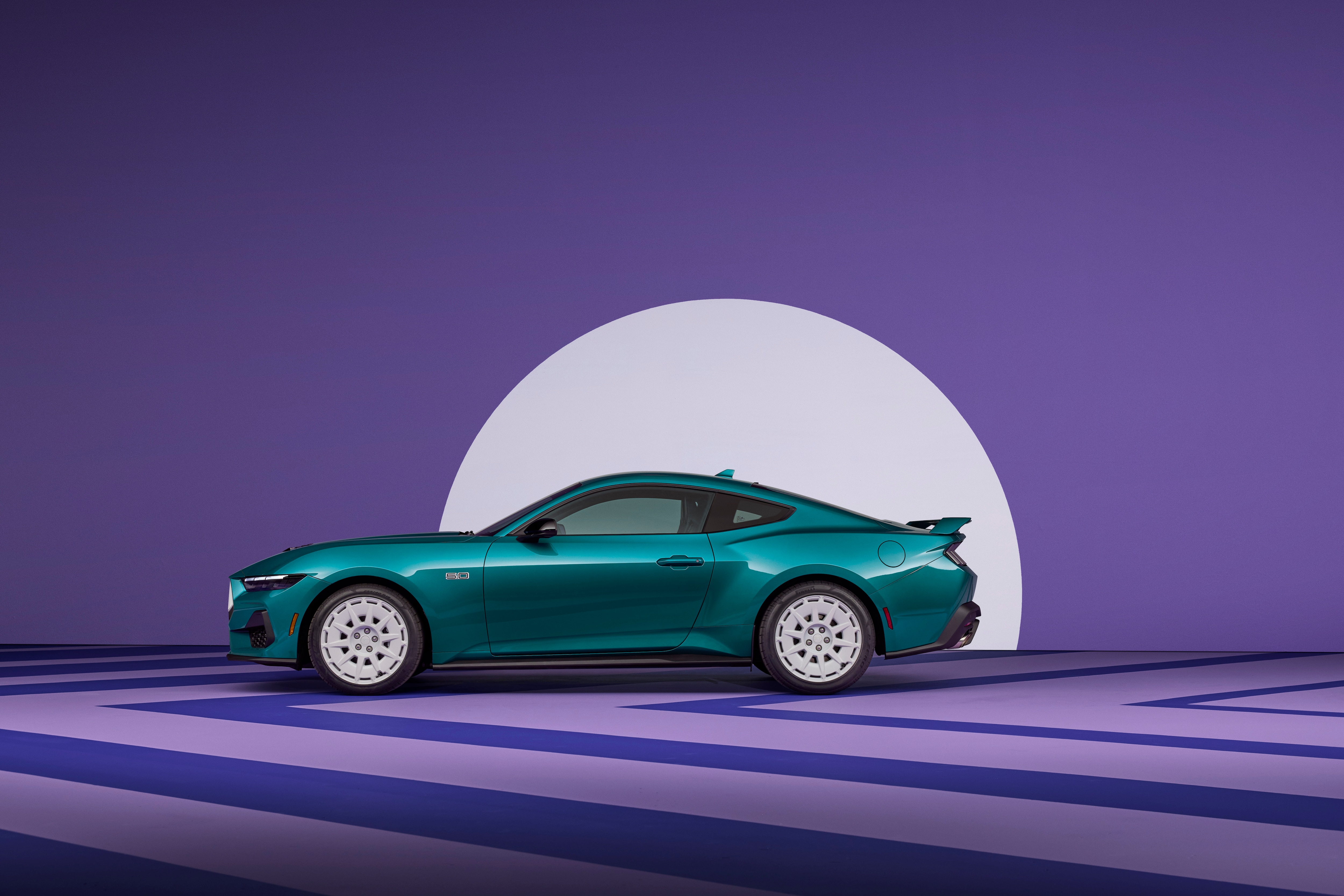 Preproduction 2026 Mustang GT Premium shown with optional equipment and extra cost color.